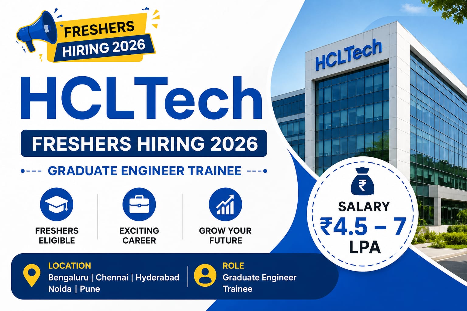 HCLTech Freshers Hiring 2026