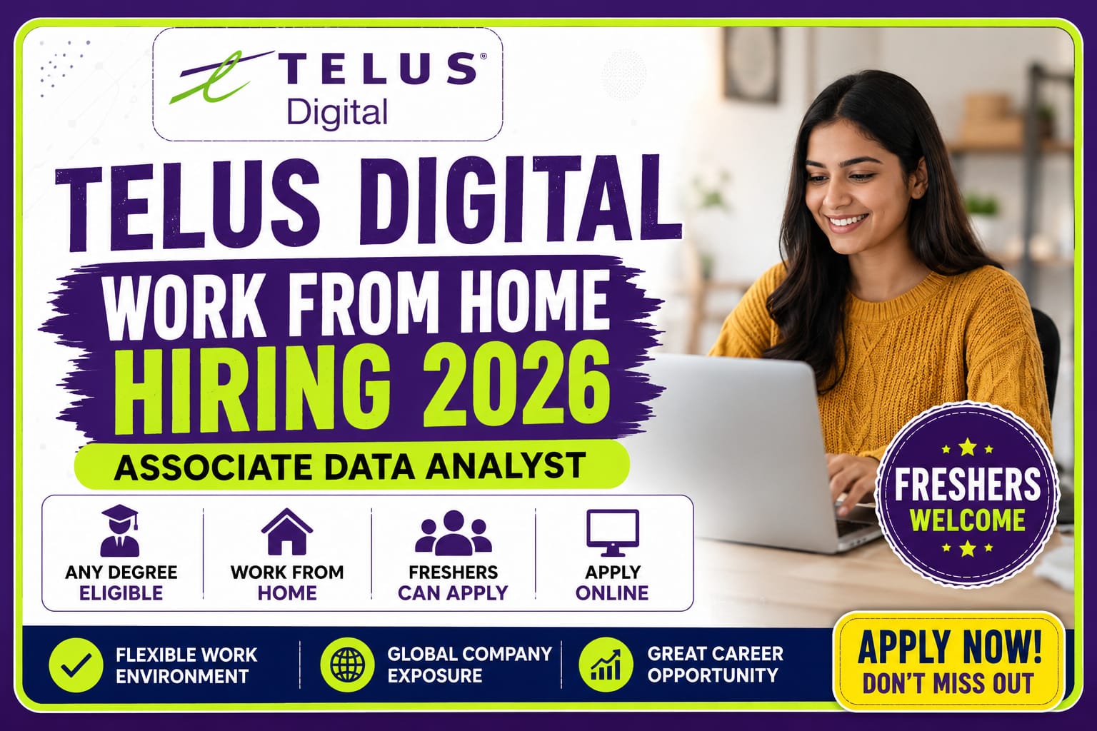 Telus Digital Work From Home Hiring 2026